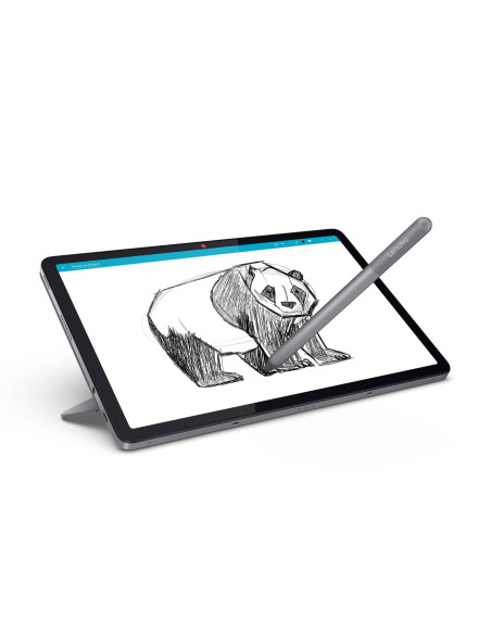 Lenovo Chromebook Duet (9ª Geração) 11M889-277 10.95" Luna Grey + Suporte Folio Stand + Teclado Folio Keyboard