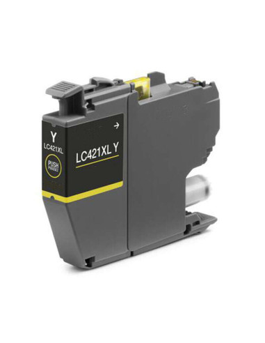 Brother LC421XL Amarelo - Tinteiro Compatível