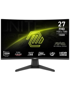 Monitor Curvo MSI MAG 276CF E20 Rapid VA W-LED 27" FHD 16:9 200Hz VESA Adaptive Sync