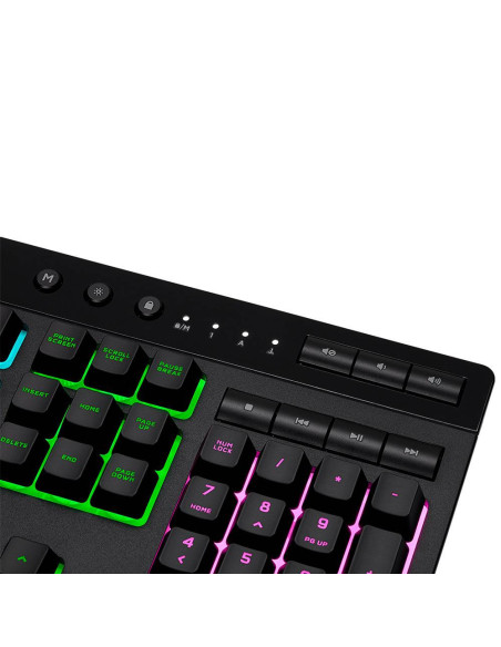 Teclado Corsair K55 RGB Pro Gaming Rubber Dome PT