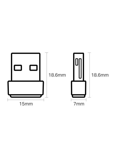 Adaptador USB TP-Link Archer T2U Nano AC600 Wireless