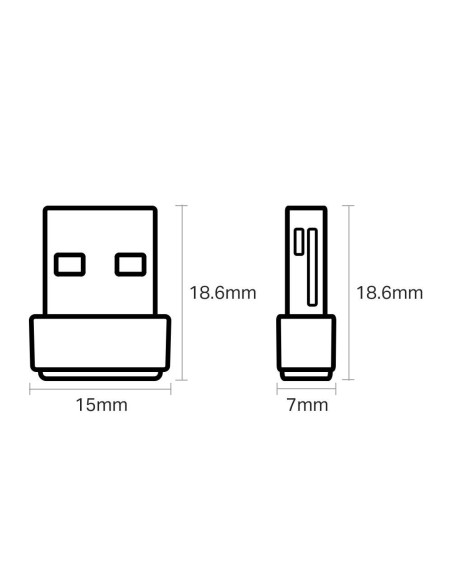 Adaptador USB TP-Link Archer T2U Nano AC600 Wireless