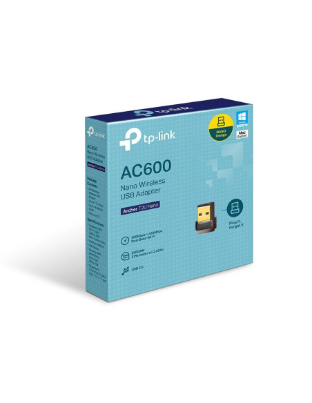 Adaptador USB TP-Link Archer T2U Nano AC600 Wireless