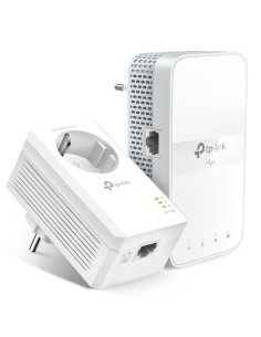 Kit Adaptador Powerline TP-Link TL-WPA7617 KIT AV1000 Homeplug AV2 Gigabit Passthrough Wi-Fi AC1200 Dual-Band