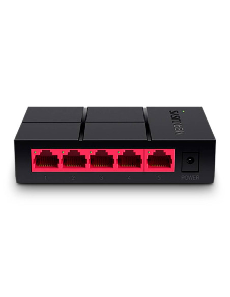 Switch de Rede Mercusys MS105G Mini 5 Portas Gigabit UnManaged