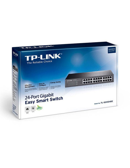 Switch de Rede TP-Link TL-SG1024DE 24 Portas Gigabit Smart Managed Rack Mountable