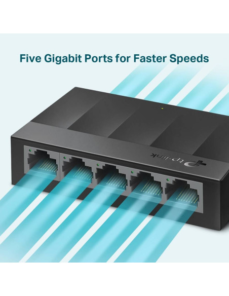 Switch de Rede TP-Link TL-LS1005G LiteWave 5 Portas Gigabit UnManaged