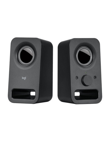 Colunas Logitech Z150 Compact Stereo 2.0 6W Peak / 3W RMS Pretas