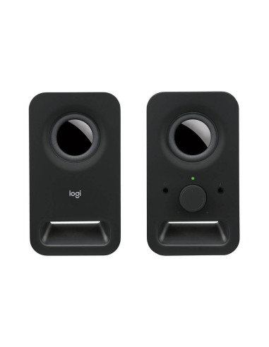 Colunas Logitech Z150 Compact Stereo 2.0 6W Peak / 3W RMS Pretas