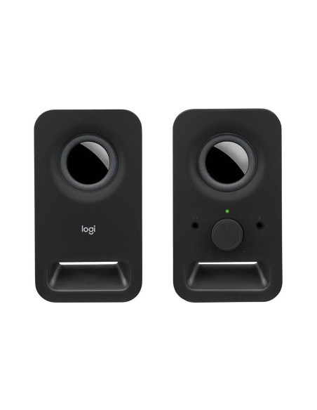 Colunas Logitech Z150 Compact Stereo 2.0 6W Peak / 3W RMS Pretas
