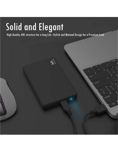 Caixa Externa 2.5" Ewent EW7044 USB 3.2 Gen 1 (USB 3.0) SATA HDD/SSD Preta