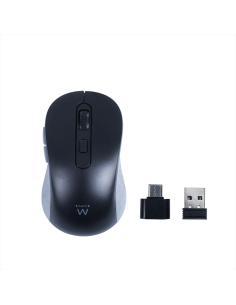 Rato Óptico Ewent EW3204 Wireless 1600DPI Preto/Cinza