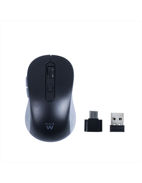 Rato Óptico Ewent EW3204 Wireless 1600DPI Preto/Cinza