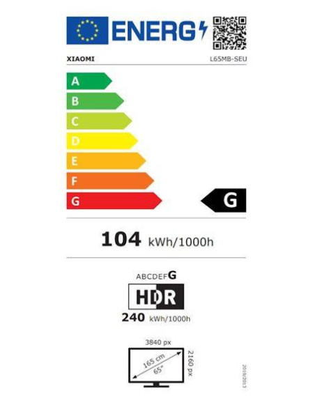 Televisão Smart TV Xiaomi TV S Pro (2026) 65"/165,1cm QD-Mini LED 4K UHD Google TV