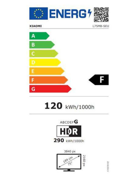 Televisão Smart TV Xiaomi TV S Pro (2026) 75"/190,5cm QD-Mini LED 4K UHD Google TV