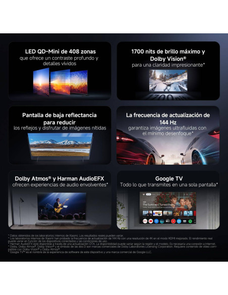 Televisão Smart TV Xiaomi TV S Pro (2026) 55"/139,7cm QD-Mini LED 4K UHD Google TV