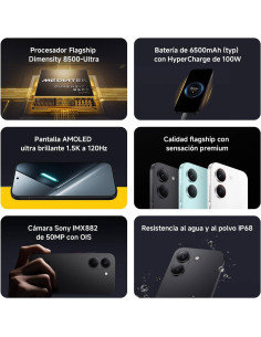 Smartphone Xiaomi Poco X8 Pro 5G 6.59" 8GB/256GB Dual SIM Black 2