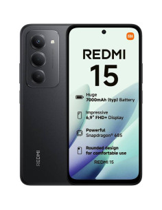 Smartphone Xiaomi Redmi 15 4G 6.9" 8GB/256GB Dual SIM Midnight Black