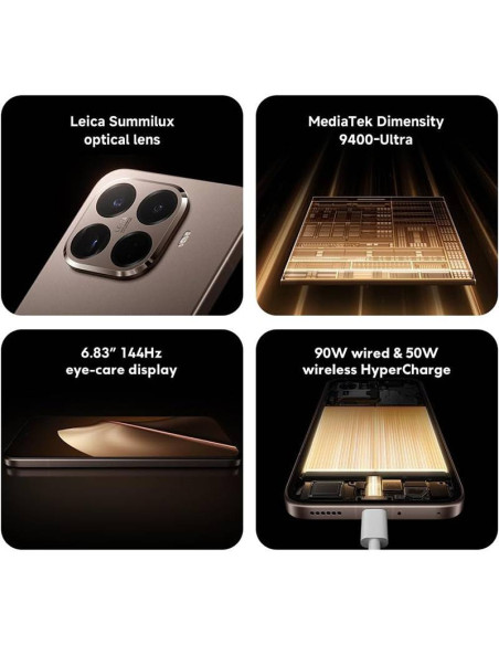Smartphone Xiaomi 15T Pro 6.83" 12GB/1TB Dual SIM Black