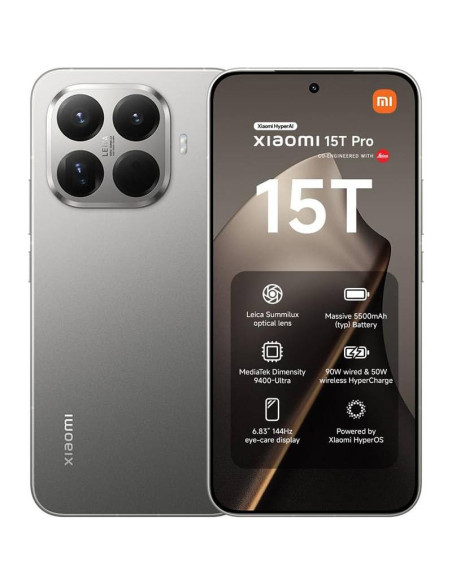 Smartphone Xiaomi 15T Pro 6.83" 12GB/1TB Dual SIM Gray