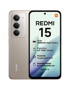 Smartphone Xiaomi Redmi 15 4G 6.9" 6GB/128GB Dual SIM Titan Gray