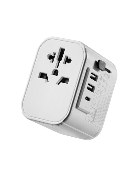 EWENT Adaptador de viagem universal com fichas EUA/UK/AUS/CHINA e Schu