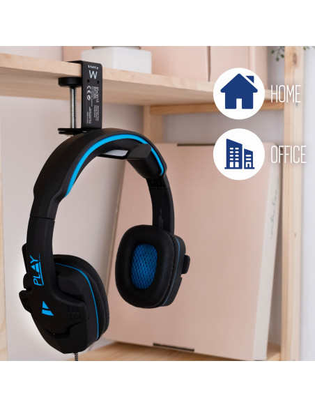 EWENT Suporte de Mesa Ajustável para Headphones
