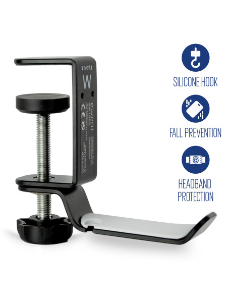 EWENT Suporte de Mesa Ajustável para Headphones