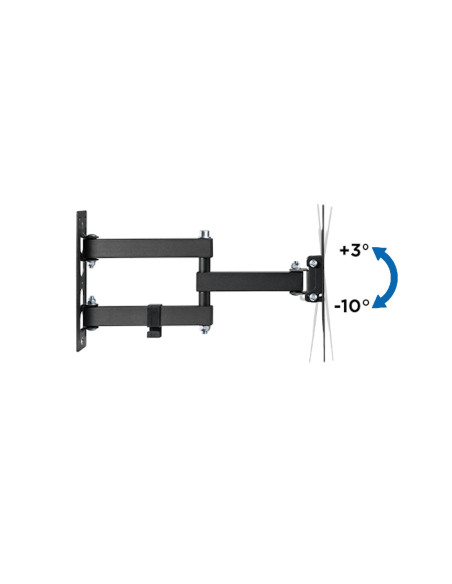 EWENT Suporte TV Easy Turn M, 3 pivot, 23 - 43", Min VESA 100x100; Max