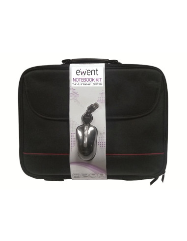 EWENT Kit Mala para Portátil 16.1", com Rato USB