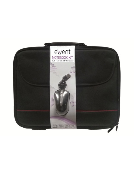 EWENT Kit Mala para Portátil 16.1", com Rato USB