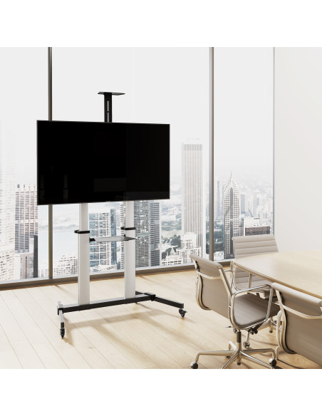 EWENT Suporte Móvel em Alumínio para TV´s 60 a 100" e 100Kg, Min VESA