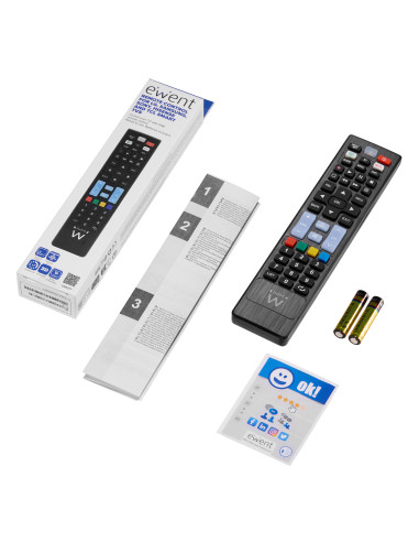 EWENT Remote Control for LG, Samsung, Sony, Hisense, TCL TV and Smart
