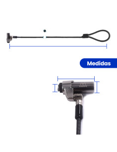 EWENT Cadeado para Portátil NanoSaver com Chave para NANO slot 2.5x6mm 2