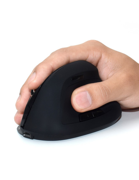 EWENT Rato Wireless Ergonómico Vertical, 800-1200-1600dpi, 5 botões, p