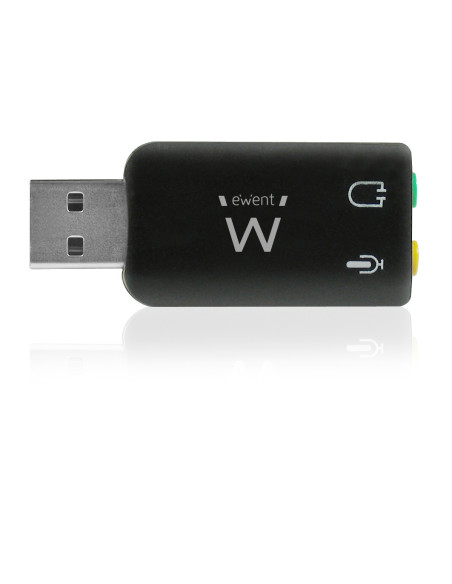 EWENT Adaptador USB soundcard 5.1 Virtual 3D
