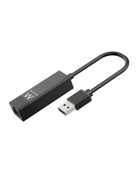Ewent Adaptador Gigabit Ethernet USB 3.2 Gen 1, preto