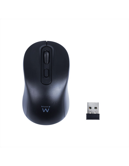 EWENT Rato Wireless 2,4hz | 4D | Recetor USB-A | Selecionável 800-1200