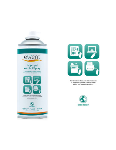 EWENT Spray de Álcool Isopropílico 400ml