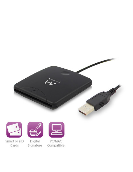 EWENT Leitor de cartões cidadão USB 2.0