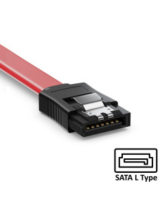 EWENT Cabo Sata 1.5GBits / 3GBits / 6GBits SATA L-Type - L-Type, com c 2