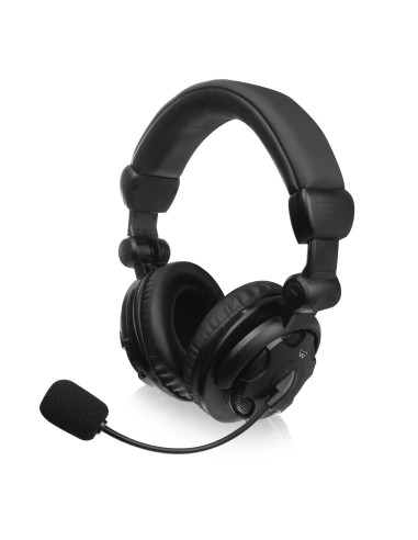EWENT Headsets stereo com microfone e controlo de volume, jack 3.5mm +