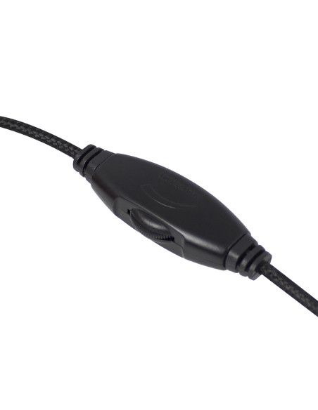 EWENT Headsets stereo com microfone e controlo de volume, jack 2x3.5mm