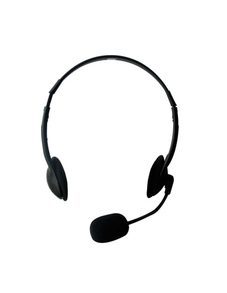 EWENT Headsets com microfone, jack 2x3.5mm, cabo 2.1m