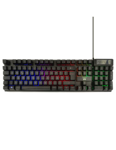 EWENT Teclado Gaming USB, iluminado