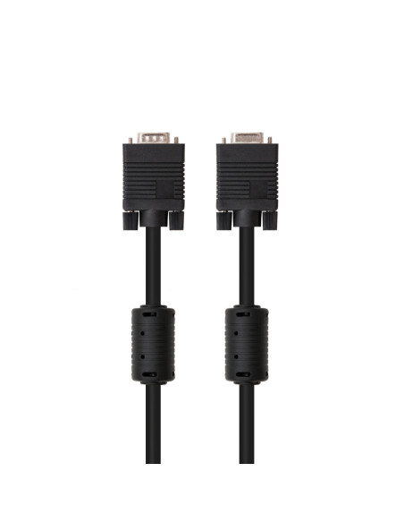 EWENT Cabo VGA/SVGA 15pin HD plug M/M com ferrites, CU,AWG28, 3.0m