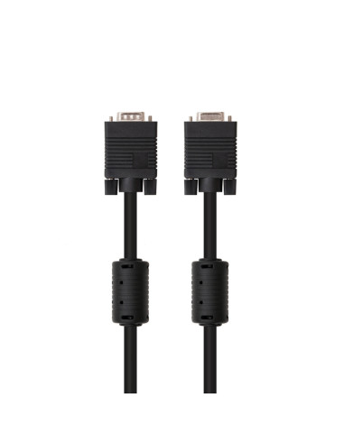 EWENT Cabo VGA/SVGA 15pin HD plug M/M com ferrites, CU,AWG28, 1.8m
