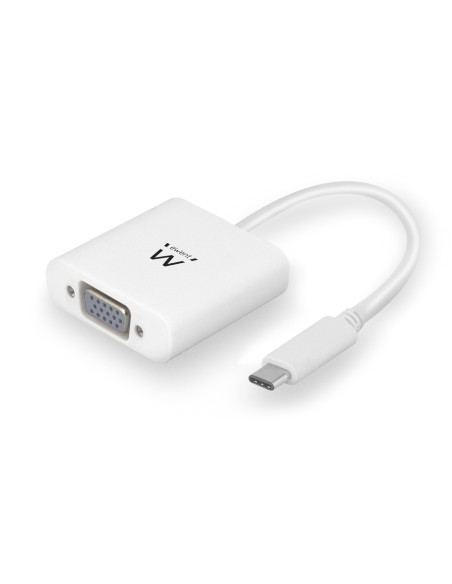 EWENT Conversor USB USB-C para VGA 1080p
