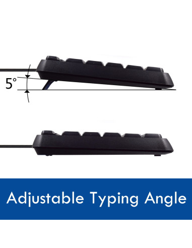 EWENT Teclado Professional USB com teclas silenciosas