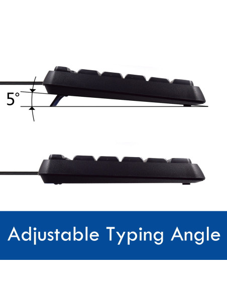 EWENT Teclado Professional USB com teclas silenciosas